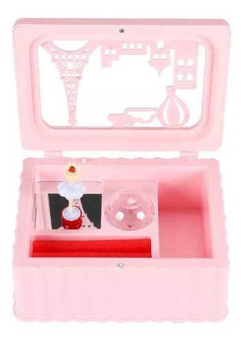 Imagen 2 de 5 de Caja Musical Con Muñeca Bailarina Joyero Premium Cosmeticos