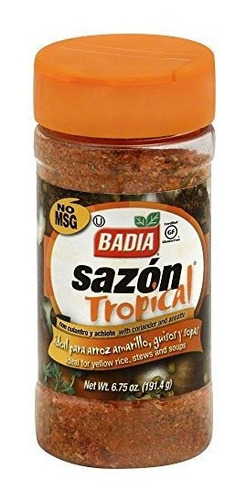 Sazón Tropical Con Cilantro Y Achiote 6.75 Oz (pack De 3)