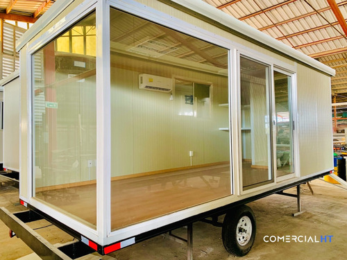 Oficina Móvil Para Ventas - 8x24 - 6.0 Mts - Remolque Caseta