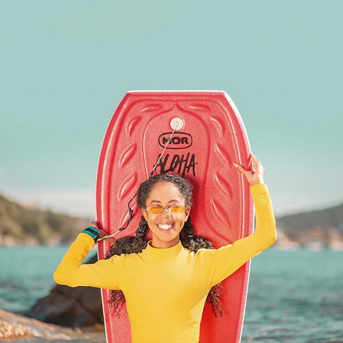 Imagen 8 de 8 de Tabla Barrenador Surf Bodyboard Aloha Mor 1 Metro Reforzada