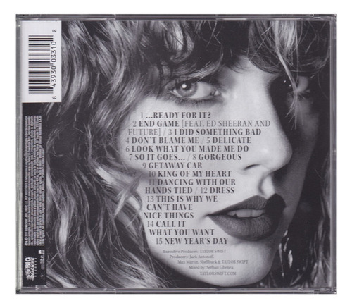 Taylor Swift - Reputation - Cd Música