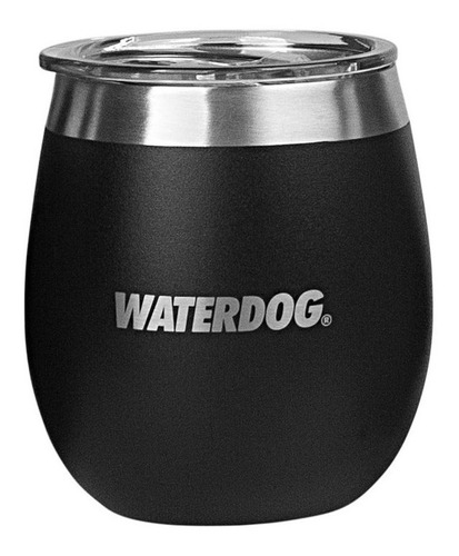 Vaso térmico Waterdog Copon 240 color negro 240mL
