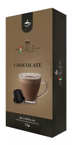 Cápsulas Chocolate Nespresso Cacau Café Italle - Cápsula de Café