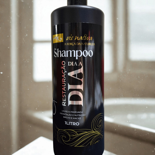 Shampoo Vis Nativa 1l Limpeza, Hidratação E Brilho Diário