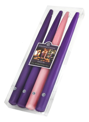 Classic Handipt Tapers, Juego De Regalo De Velas De Adv...