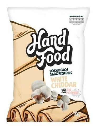 Nuevo! 5 Pochoclo Hand Food Sabor Cheddar 58g Snack Sin Tacc