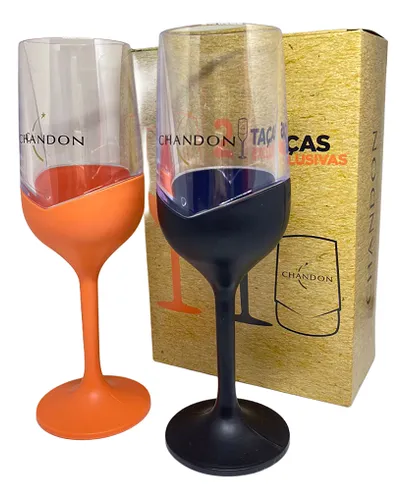 comprar Kit 2 Taças Chandon Exclusivas Com Caixa Chandon