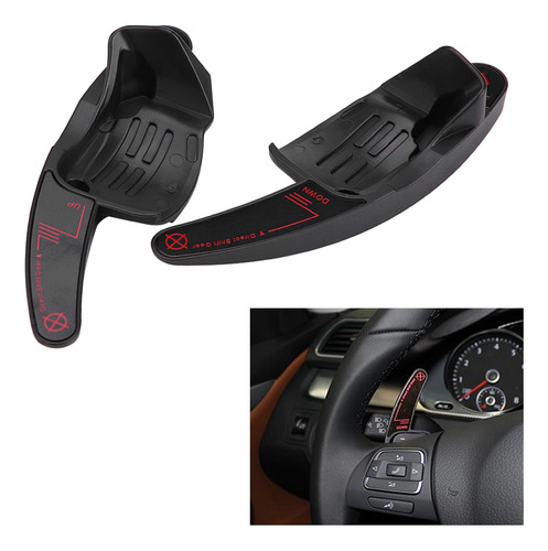 Cuchilla De Volante De Coche, 2 Piezas, Para Vwcc 6, B6, Mk5