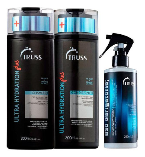 Kit Truss Ultra Hydration Plus + Uso Obrigatorio 3 Produtos