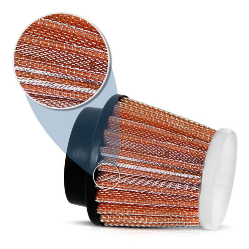 Filtro Esportivo 43mm Yamaha Xtz 150 Crosser 14 A 19 Laranja