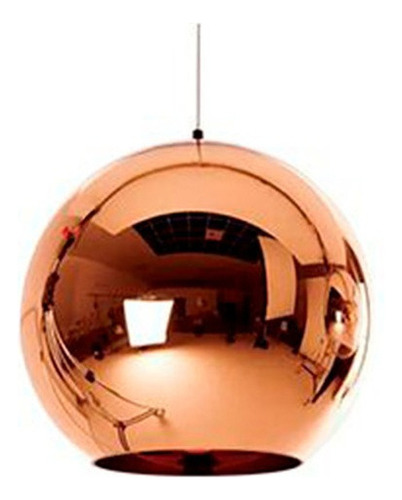 Lámpara Colgante Vintage De Techo E27 Leuk Tom Dixon1 Color Naranja