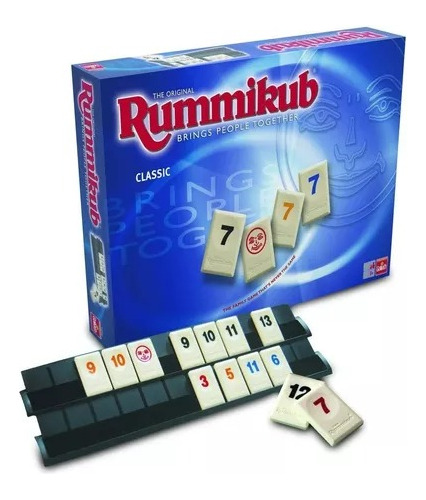 Juego De Mesa: Rummi Rummy Números Juguetes Ref Mr-728 Rojo