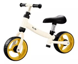Bicicleta De Balance Para Equilibrio De Niños Marca Kub Color Crema