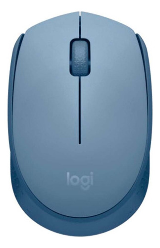 Mouse Inalámbrico Logitech M170 Color Azul Gris