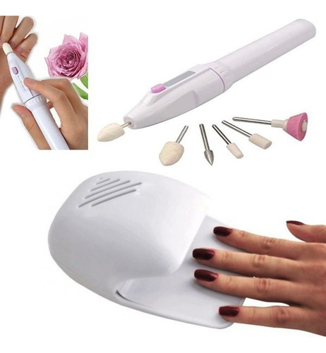 Set Manicure Profesional 5 Piezas Secador Uñas Manicure Uñ