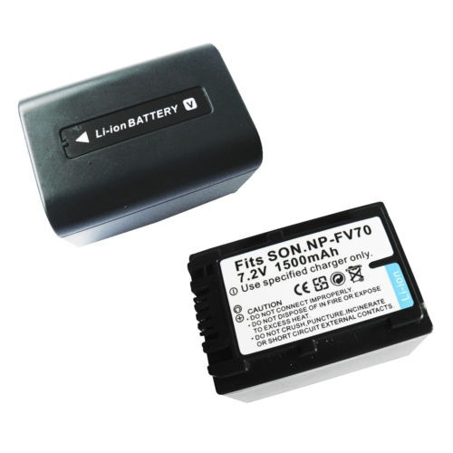 Batería De Reemplazo De 1500mah Np-fv70 Para Sony Hdr-cx12/1