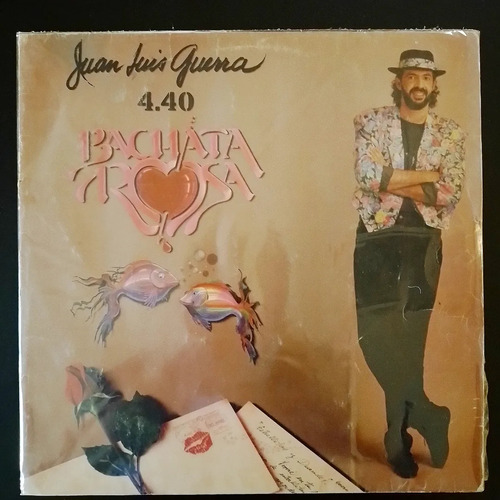 Vinilo Juan Luis Guerra - Bachata Rosa - 1990 Insert Vg