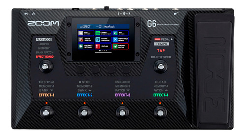 Pedalera Multiefecto De Guitarra Eléctrica Zoom G6