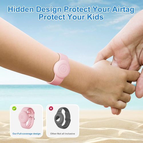 Pulsera Airtag Impermeable Hlhgr Para Ninos, Pulsera Airt...