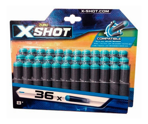 Repuestos Dardos Zuru X-shot Balas X 36 Uds Original 3618