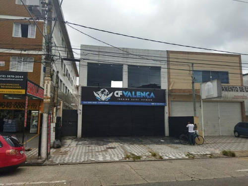 Galpão Em Vila São Jorge, São Vicente/sp De 280m² Para Locação R$ 5.400,00/mes - Ga961704