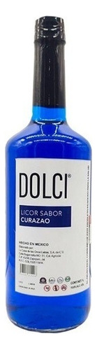 Licor De Curazao Blue Dolci 1000 Ml