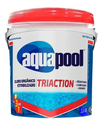 Aquapool Cloro Organico Estabilizado Triaction 3,5kg Start