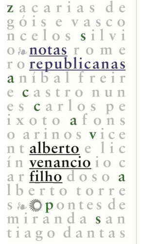 Libro Notas Republicanas De Venancio Filho Alberto Perspect