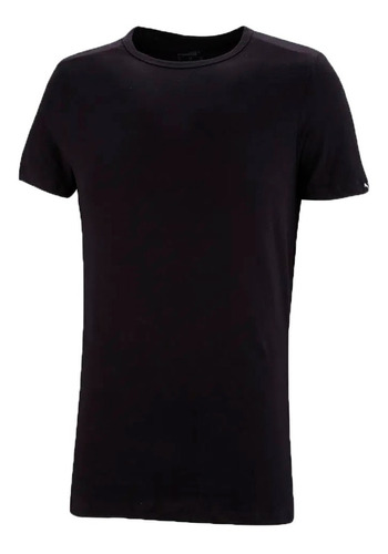 Puma Remera Lifestyle Hombre Basic Negro Ras