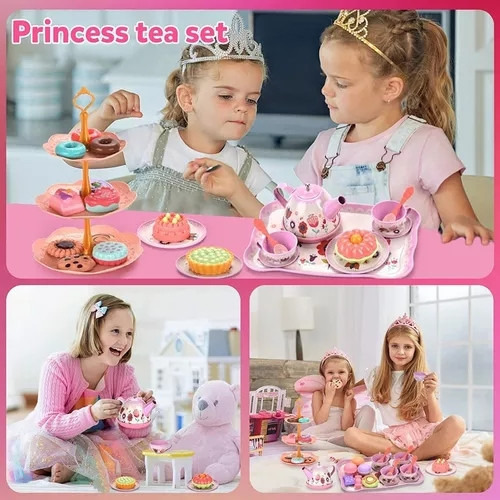 Set P De Té Y Postres Para Niños En Caja