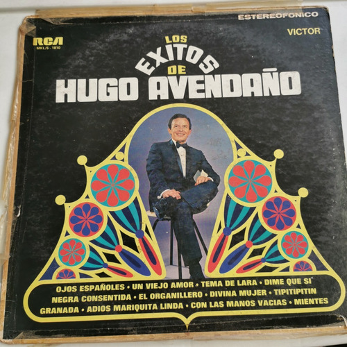 Disco Lp:hugo Avendaño- Los Exitos D Hugo