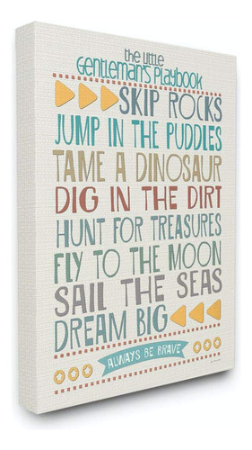 The Kids Room By Stupell Typography Art Wall Plaque, Th...