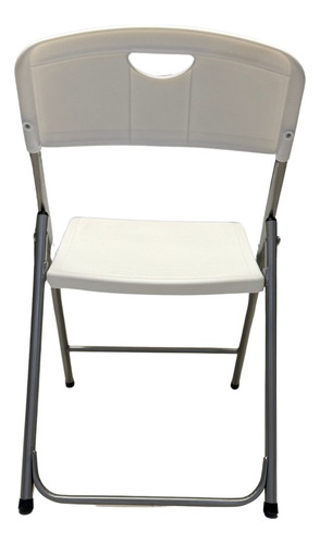 Silla De Jardín Polonia Color Blanco - Pack 5 Sillas
