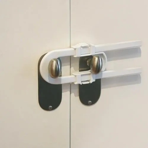 Imagen 1 de 3 de Traba Puerta Manija Love 8851 Seguridad Bebe X1