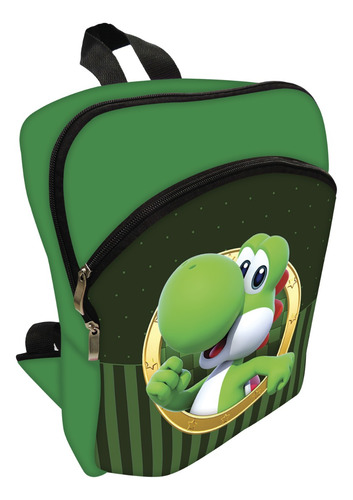 Mochila Escolar Em Neopreme Yoshi