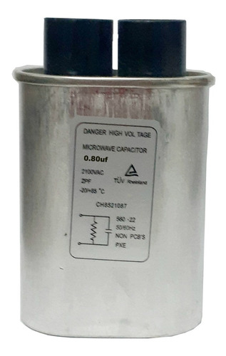 Capacitor P/ Microondas Alta Tensão 0,80uf 2100v Esv