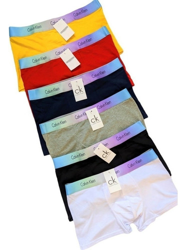 Paquete 6 Boxer Calvin Edicion Colorful Oferta