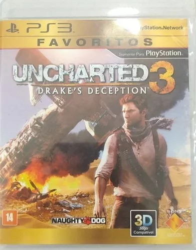 Uncharted 3: Drake's Deception - Ps3 - SONY - Jogos de Aventura