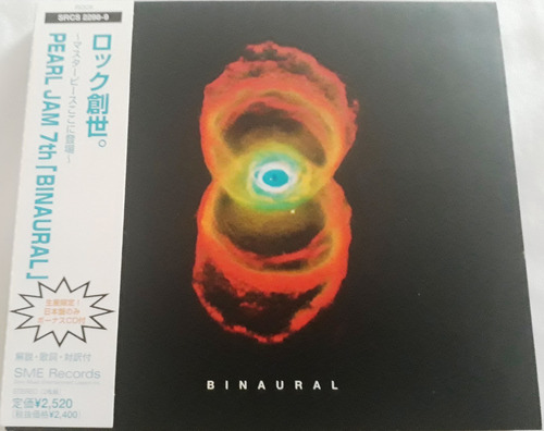 Pearl Jam - Binaural Digipak 1er Ed. Japonesa 2 Cds Grunge 