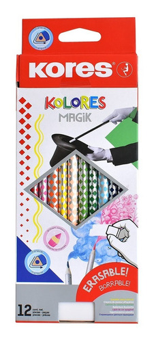 Lapices De Colores Kores Style Magicos X12pzas