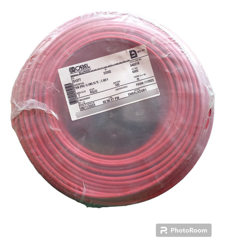 Cable Thw #12,#10,#8,#6 100% Cobre Marca Cabel O Sigma Rollo