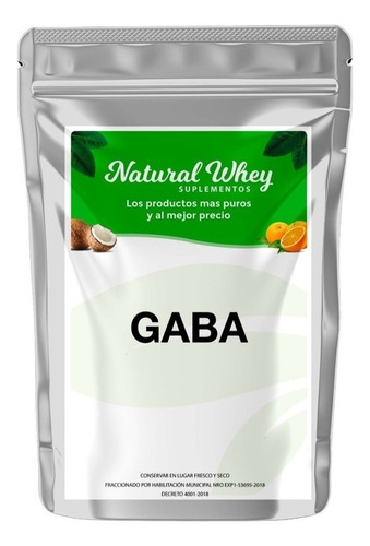 Gaba Ácido Gamma Aminobutírico 250 Gramos