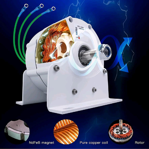 24v Generador De Imanes Permanentes For Turbina Eólica