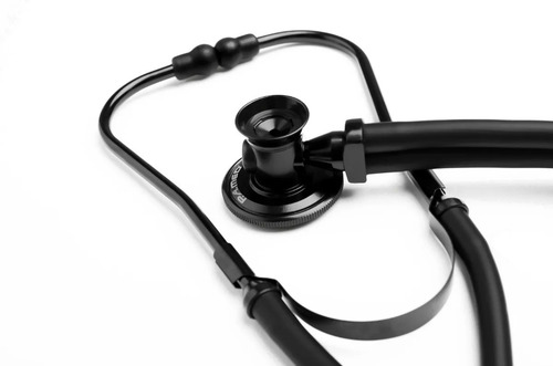 Kit Esfigmomanômetro Estetoscopio Rappaport Black Ed P.a Med