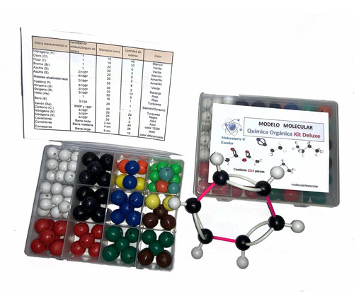 Kit Modelos Moleculares Quimica Organica