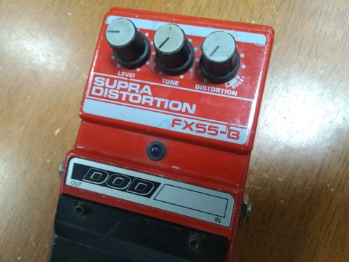 Dod Supra Distortion Fx55-b Red 1990s 