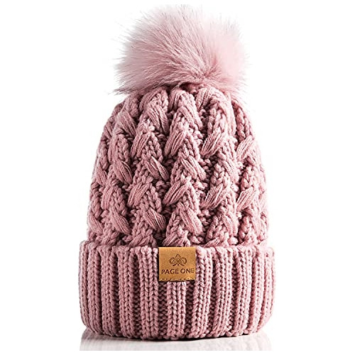 Gorro Acanalado De Invierno Para Mujer