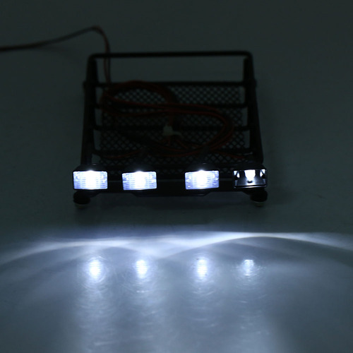 Portaequipajes De Metal Rc De Tamaño Mediano Con Luces Led