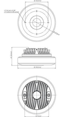 Driver Hd1480t 1,4 Pulgadas 100w Rms 18sound Made In Italy