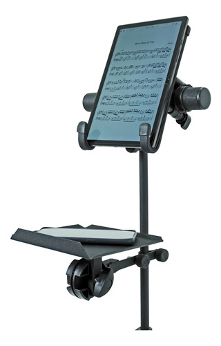Suporte Tripé Emborrachado Ask Tablet Notebook Com Bandeja
